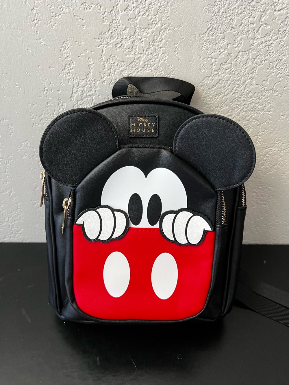 NWT Disney Mickey Mouse Peeking Mini Backpack